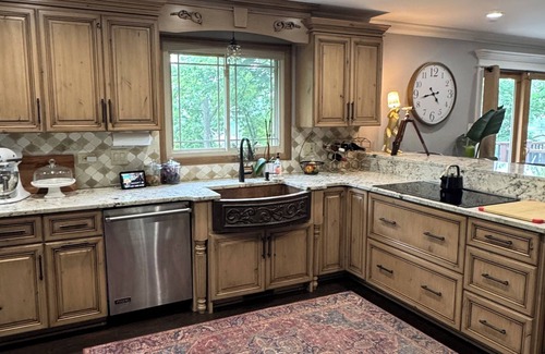 Homer Glen House | Contemporary Classic Mansion on .8 acred Wooded Estate with Private Lake.