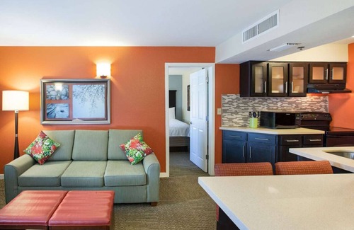 Florida Central Atlantic Coast Hotel | Convenient 2BR Suite with Full Kitchen, Pool, Close To Disney's Boardwalk!