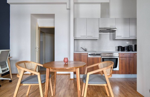 Thurygrund Apartment | Cool Alsergrund 1BR w/Rooftop Access & Elevator, by Blueground