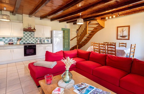 La Vraie-Croix House | Cottage 'Domaine De Lestroué - Belle-île' with Shared Pool, Private Terrace and Wi-Fi