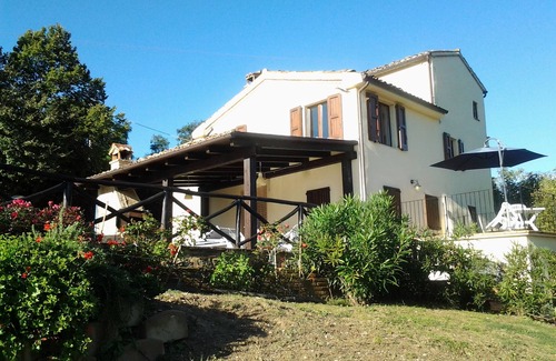 Montelparo House | Country Villa With Private Pool, Shaded Verandah And Elevated Panoramic Views