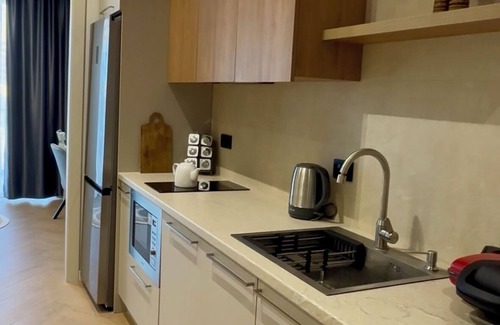 Nardaran Resort | Cozy 1-bedroom in delightful Sea Breeze resort with AC, WiFi in Baku.