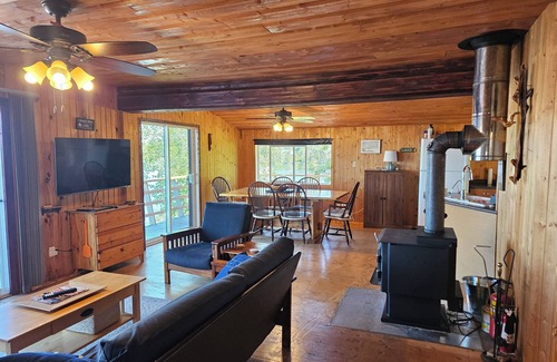 Kenora Cabin | Cozy 3 bedroom boat access Island on Lake of the Woods with electricity.