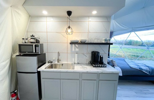 Port Wade Cottage | Cozy and luxurious Diamond Glamping Dome with panoramic views. Pet Friendly