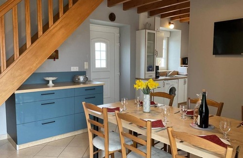 Tamerville Cottage | Cozy cottage with terrace in Normandy, pet-friendly