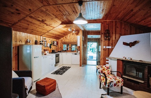 gmina Liniewo Ski Chalet | Cozy pets-friendly vacation home in Kashubian Lake District, with fenced garden