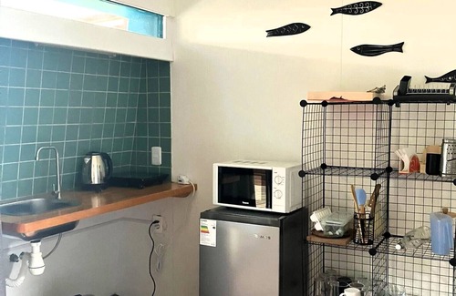 La Pedrera Apartment | Cozy studio DUNA in La Pedrera with AC, WiFi, front deck on a garden