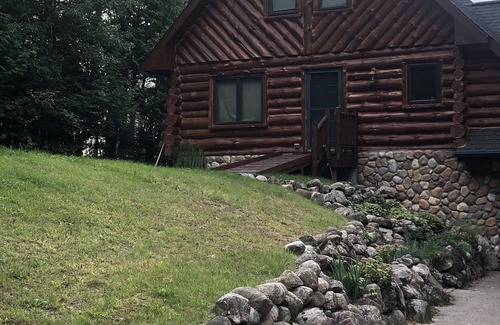 Skidway Lake Cabin | Custom Log Home w/Lakefront in Northern Michigan 3BR/3BA