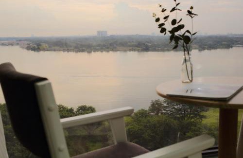 Central District Apartment | Danga Bay - 3BR Full Seaview - Luxe Balcony Bliss