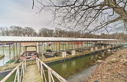 Tia Juana House | Deck and Boat Dock Lakefront Cabin in Eucha!