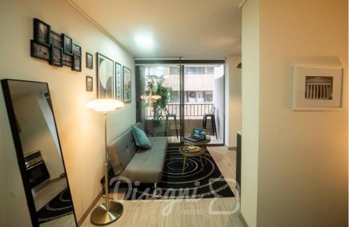 Downtown Santiago Apartment | Departamento Santiago Centro a Pasos del Metro y Movistar Arena Disegni 014