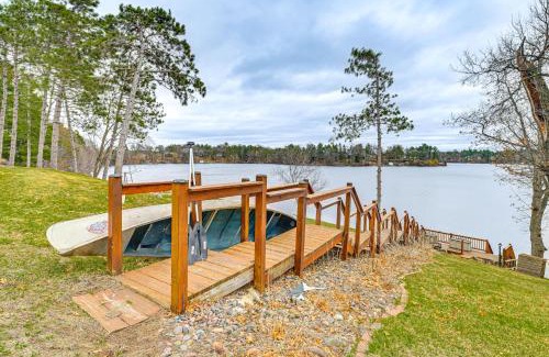 Lake Wissota Apartment | Dock, Deck and View Lakefront Chippewa Falls Studio