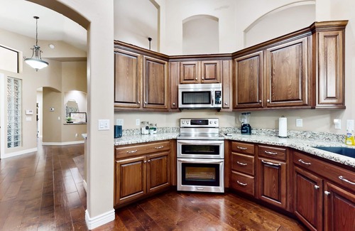 Litchfield Greens House | Dog-friendly house with firepit, game room, water view, fireplace-30 day stays