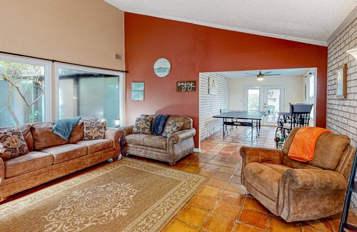 Laguna Vista House | Dog-friendly home with enclosed yard, outdoor living, private atrium & Ping-Pong