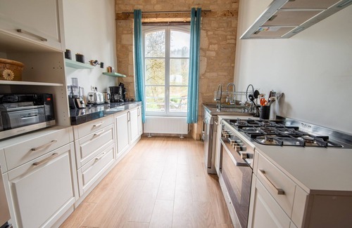 Rollainville Villa | Domaine 'Gîte De L'Abbaye' with Private Pool, Private Terrace and Wi-Fi