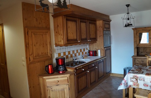 Bisanne 1500 Apartment | "Domaine Les Saisies " 2 rooms 33 m2, 150m from the slopes Wifi, garage, swimming pool