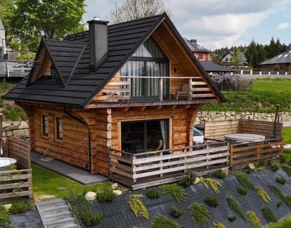 Pcim Ski Chalet | Domek drewniany w górach Jacuzzi & Balia - Osada Chełm