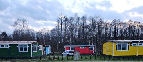 Olsznowo House | Domek letniskowy - czerwony całoroczny