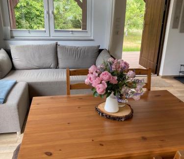 Przechlewo House | Domek w ogrodzie przy lesie i jeziorze GiNTEROWO