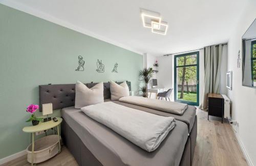 Dresden Apartment | DresdenStay gemütlich und modern mit Kamin und PS4