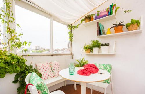 Centro Storico Apartment | Duomo Views, Light, Jungle-inspired Studio with Terrace