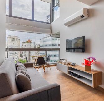 Pinheiros Apartment | Duplex de luxo VN- Oscar Freire a poucos metros do metro Oscar Freire