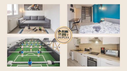 Troyes Apartment | Duplex Work & Play - Proche Hypercentre