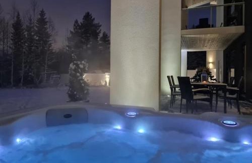 Oulu Apartment | Eco-friendly stay with hot tub & panorama view