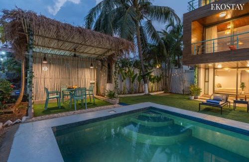 Nerul Villa | Ekostay Gold- Salt Water Villa I Sea View I 200 meters from Beach