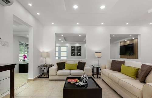 Mameyes II Villa | El Yunque Paradise | Private pool, beach tennis court, fire pit, outdoor shower,