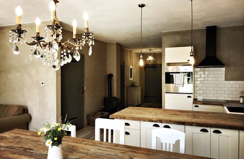 Modlich House | Elbeglück: Holiday house "Remise" (6 pers.) With fireplace