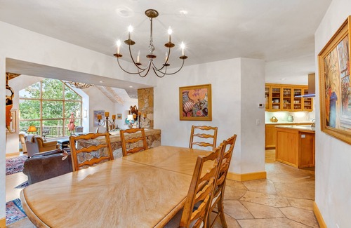 Aspen House | Elegant mountain escape with stunning view, spacious deck & fireplace