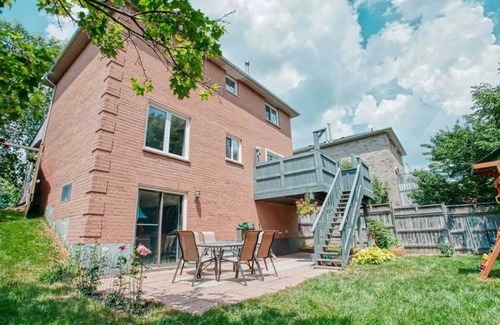 Orangeville House | Entire place, Ground level walkout Basement with Huge backyard