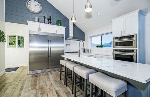 Bayview House | EPIC Lake Pend Oreille Home w/Panoramic Views, TWO Decks + BIG Waterfront Dock!