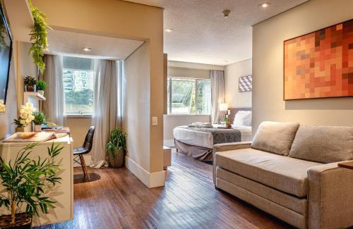 Brooklin Novo Apartment | Estúdio Aconchegante com AC, Vaga