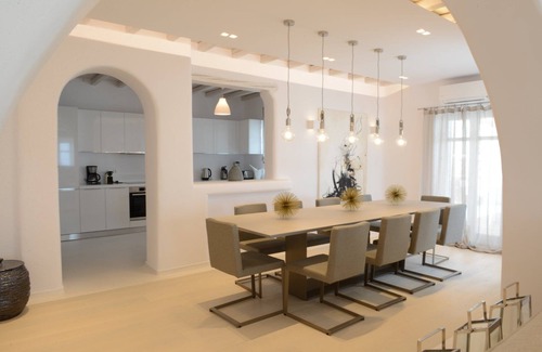 Tourlos Villa | Excellent Tourlos Villa | 8 Bedrooms | Villa Opal | Stunning Sea and City Views