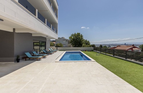 Kastel Sucurac Villa | Exlusive Villa, private, VIP, private pool, sea view, comfortable for 10+4