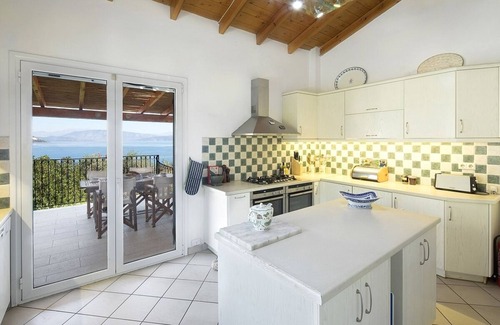 Barbati Villa | Fantastic Villa with Majestic Sea Views, Direct Access to Barbati Beach, Private Pool and Jetty!