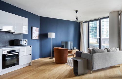 Favoriten Apartment | Favoriten 1BR w/Gym & Lounge, nr Hauptbahnhof by Blueground
