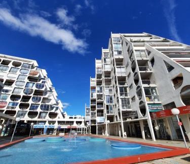 La Grande-Motte Apartment | Fenestrelle By LGM une chambre, climatisation, wifi
