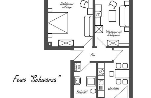 Saalburg-Ebersdorf Apartment | Feriengut Dietzsch
