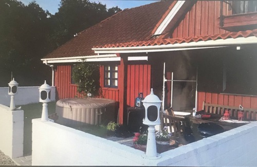 Bylderup-Bov House | Ferienhaushälfte in Ruhiger Alleinlage mit Eigenem Garten und Aussenwhirlpool