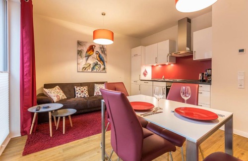 Busum Apartment | Ferienwohnung Büsumperle Rot