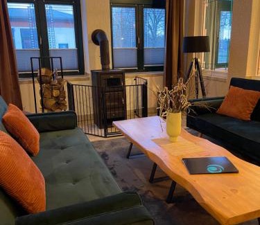 Muritz Apartment | Ferienwohnung mit Kamin und traumhafter Dachterrasse mit Weitblick in die Natur