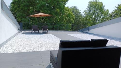 Muritz Apartment | Ferienwohnung mit Kamin und traumhafter Dachterrasse mit Weitblick in die Natur