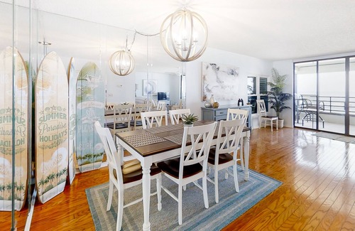 Independence Square Condo | Fifth floor oceanfront condo w/ pool access, ocean view, W/D, WiFi, & central AC