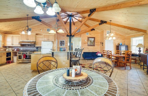 Negreet House | Fire Pit, Views: Lakefront Toledo Bend Retreat!