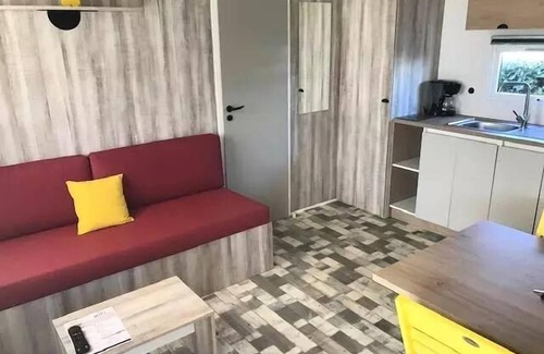 Kerroch House | Flower Camping La Pointe du Talud * - Confort Nirvana mobile home 32m² - 2 bedrooms - 2 bathrooms + semi-covered terrace 15m² 4 people