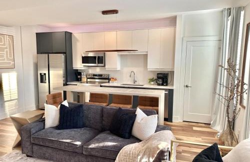 Garden Hills Apartment | Free Parking, 75 inch TV, king Bed in Buckhead