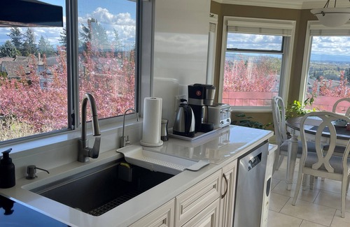 White Rock Apartment | Full advantage of 180 degree PANORAMIC view of OCEAN & MOUNT BAKER